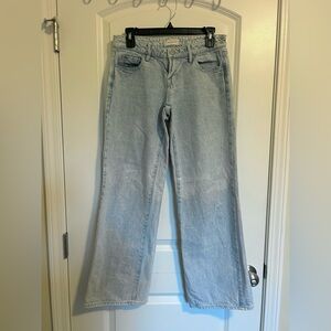 Pacific Sunwear Sky Blue Wide Leg Jeans low rise